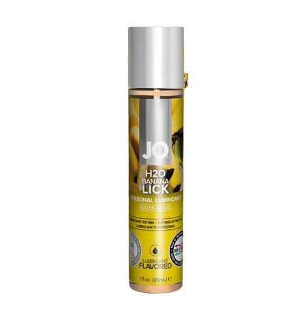 Gel bôi trơn JO H2O hương cherry burst banana lick ăn uống được 30ml 