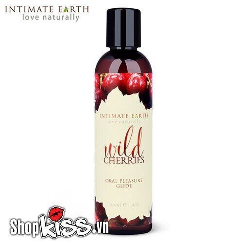 Gel bôi trơn Intimate Earth Wild Cherries 120ml hương trái cây ngọt mát