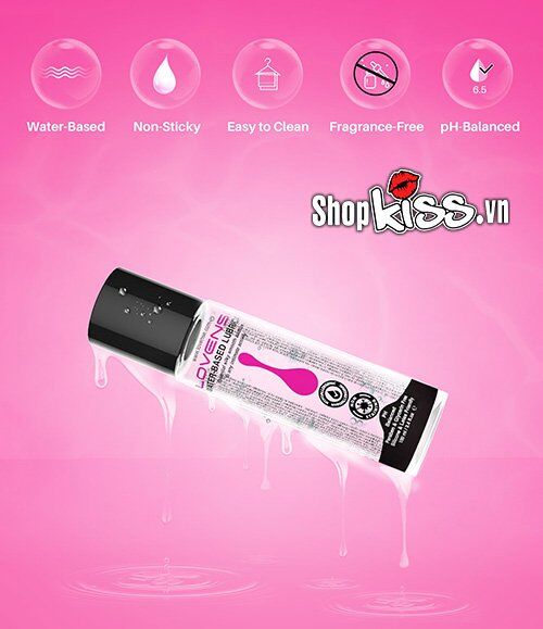 Gel bôi trơn Lovense gốc nước an toàn tăng trơn mượt