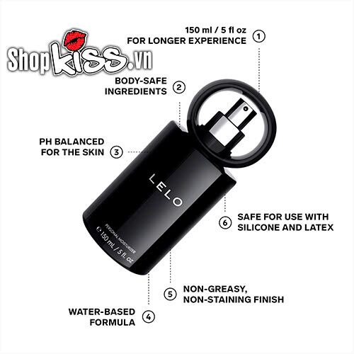 Gel bôi trơn LELO Personal Moisturizer dưỡng ẩm vùng kín cao cấp