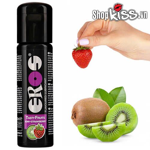 Gel bôi trơn Kiwi Strawberry ngon miệng Eros hấp dẫn Oral