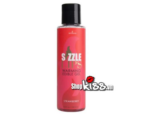  Giá sỉ Gel mát xa làm nóng cơ thể nếm được Sensuva Sizzle Lips hàng mới về