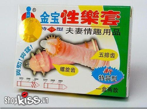 Bao cao su gai mềm hộp 2 cái an toàn kích thích cực khoái