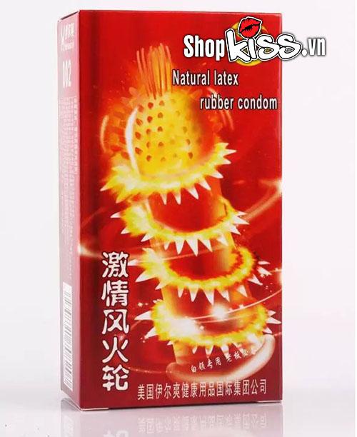 Bao cao su Super Gold siêu gân gai Nhật tăng khoái cảm