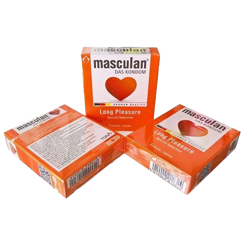  Review Bao cao su kéo dài quan hệ Masculan Đức – Hộp 3 cái  tốt nhất 