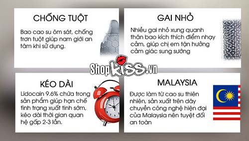 Bao cao su Innova gai mịn kéo dài thời gian an toàn thoải mái