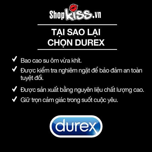 Bao cao su Durex Pleasure Max gân gai mỏng hộp 12 cái kích thích