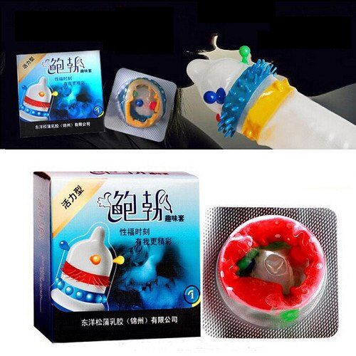 Bao cao su siêu gai râu tăng khoái cảm kích thích điểm G mềm mại