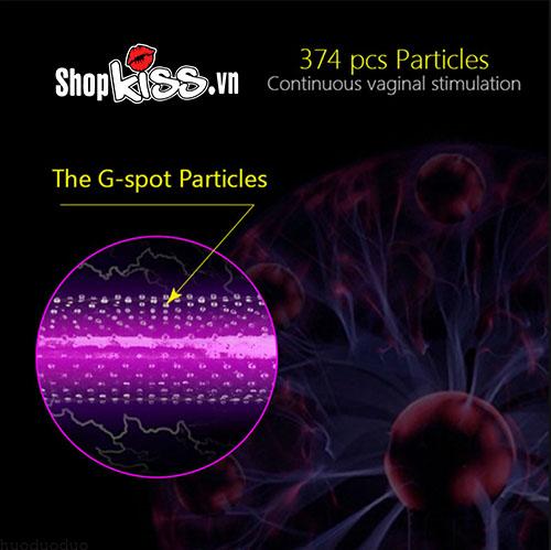 Bao cao su gai có viên bi lớn kích thích khoái cảm tối đa nữ