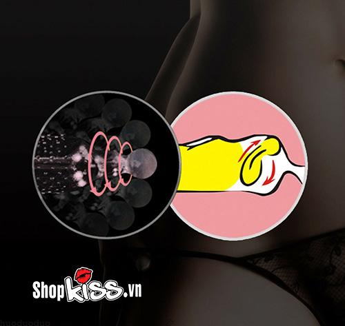 Bao cao su gai có viên bi lớn kích thích khoái cảm tối đa nữ