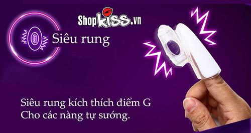 Máy rung ngón tay Durex Play Finger sextoy nữ cao cấp silicon