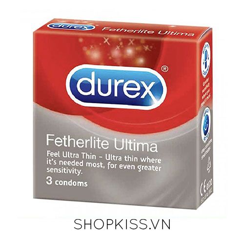 Bao cao su Durex Fetherlite Ultima siêu mỏng ôm khít an toàn 