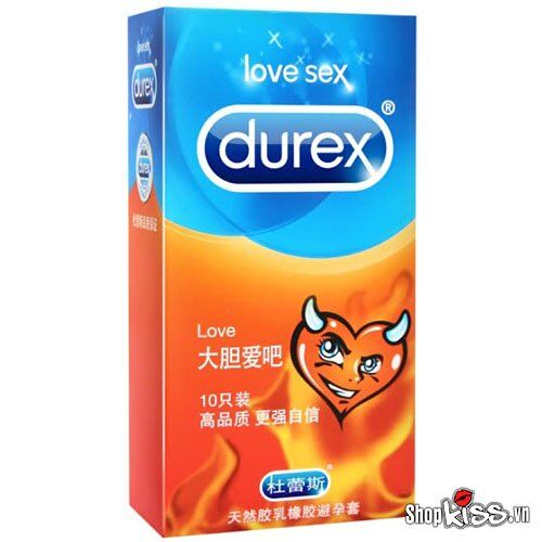 Bao cao su siêu mỏng Durex Love phòng tránh thai an toàn