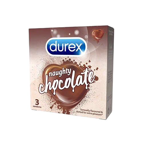 Bao cao su Durex Naughty Chocolate hương socola ngọt ngào 3 cái 