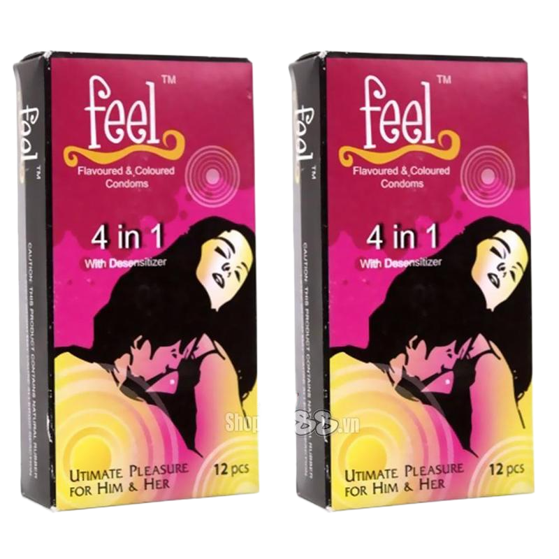  Địa chỉ bán Bao cao su hương dâu kéo dài quan hệ  – Feel 4 in 1  có tốt không? 