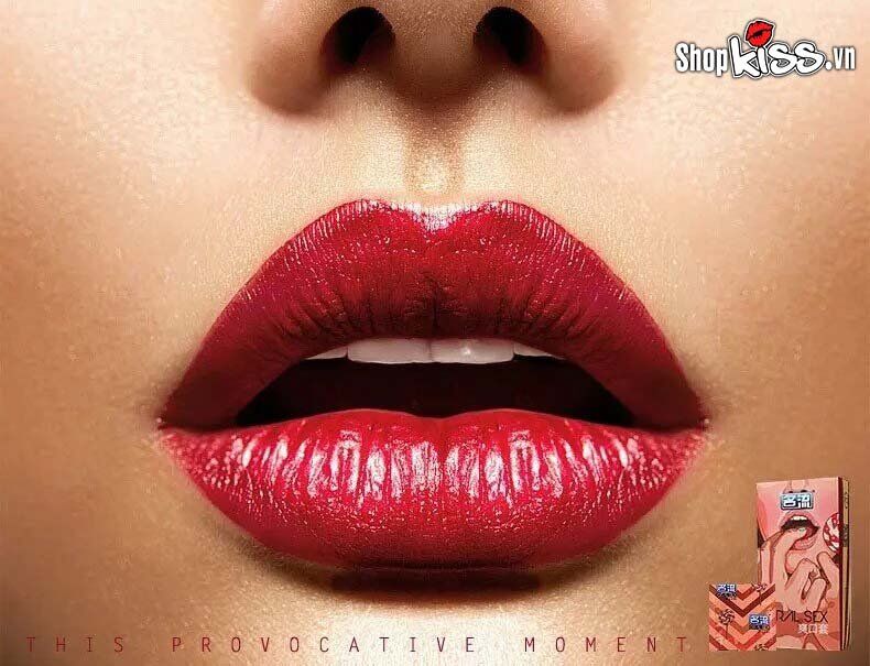 Bao cao su quan hệ bằng miệng hương cherry chống thai bảo vệ khỏe mạnh