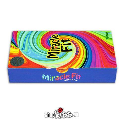 Bao cao su Sagami Miracle Fit size nhỏ mịn 10 cái hộp