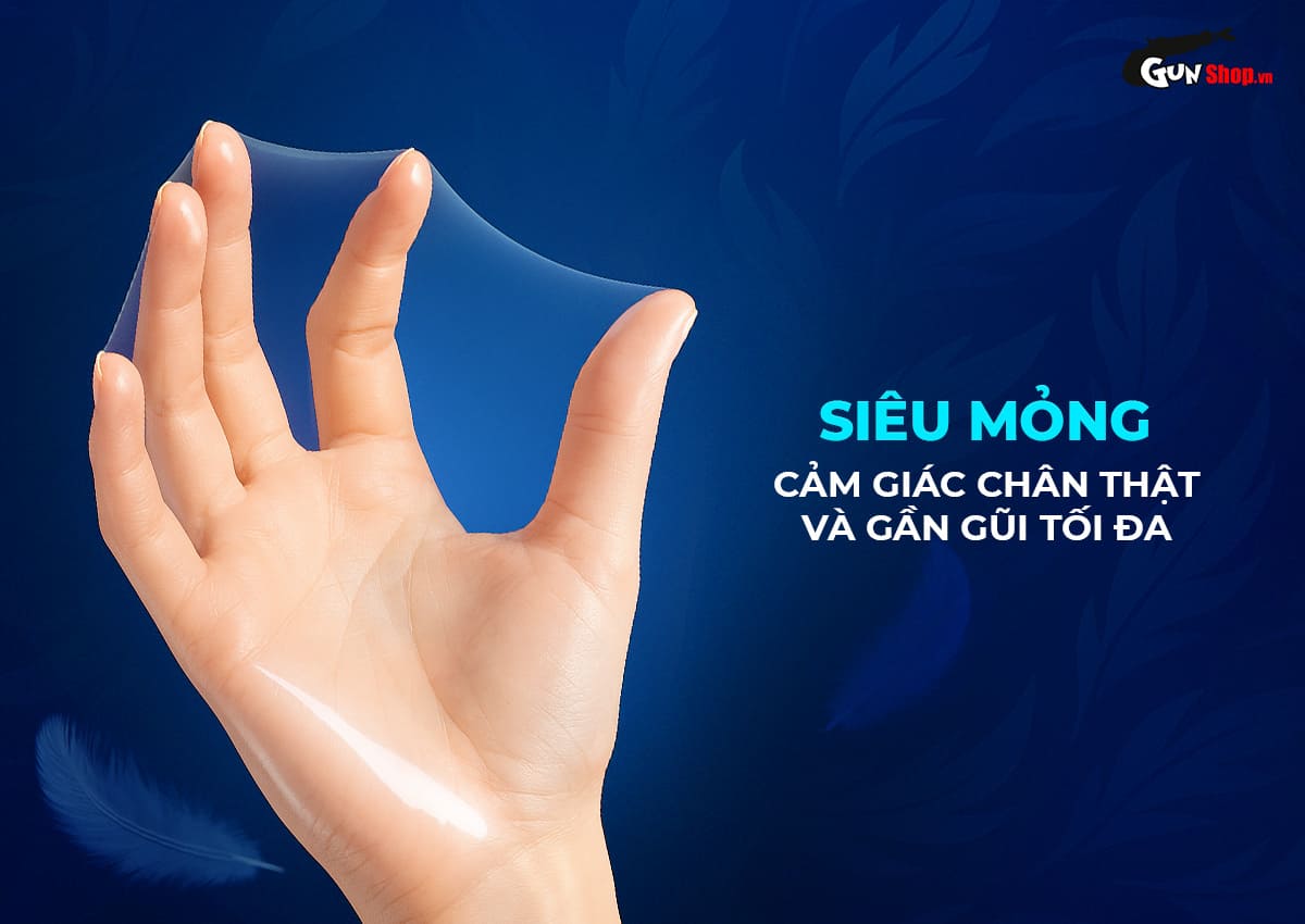 Bao cao su Shell Triple Mix 12 cái Hàn Quốc siêu mỏng kích thích