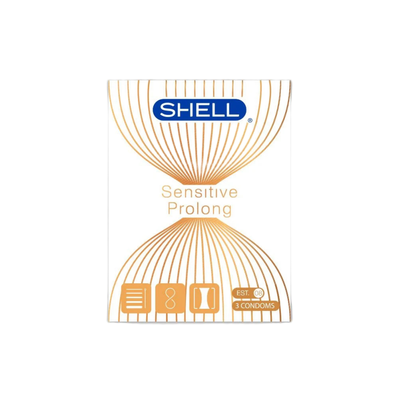  Sỉ Bao cao su Shell Sensitive Prolong - Siêu mỏng 0.03mm kéo dài thời gian - Hộp 3 cái  mới nhất 
