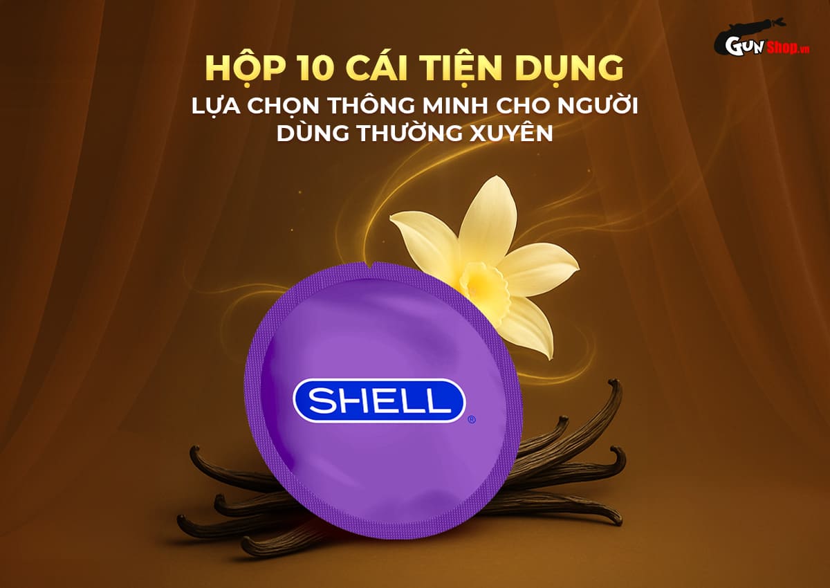 Bao Cao Su Shell Sensitive Prolong 0.03mm Kéo Dài Thời Gian