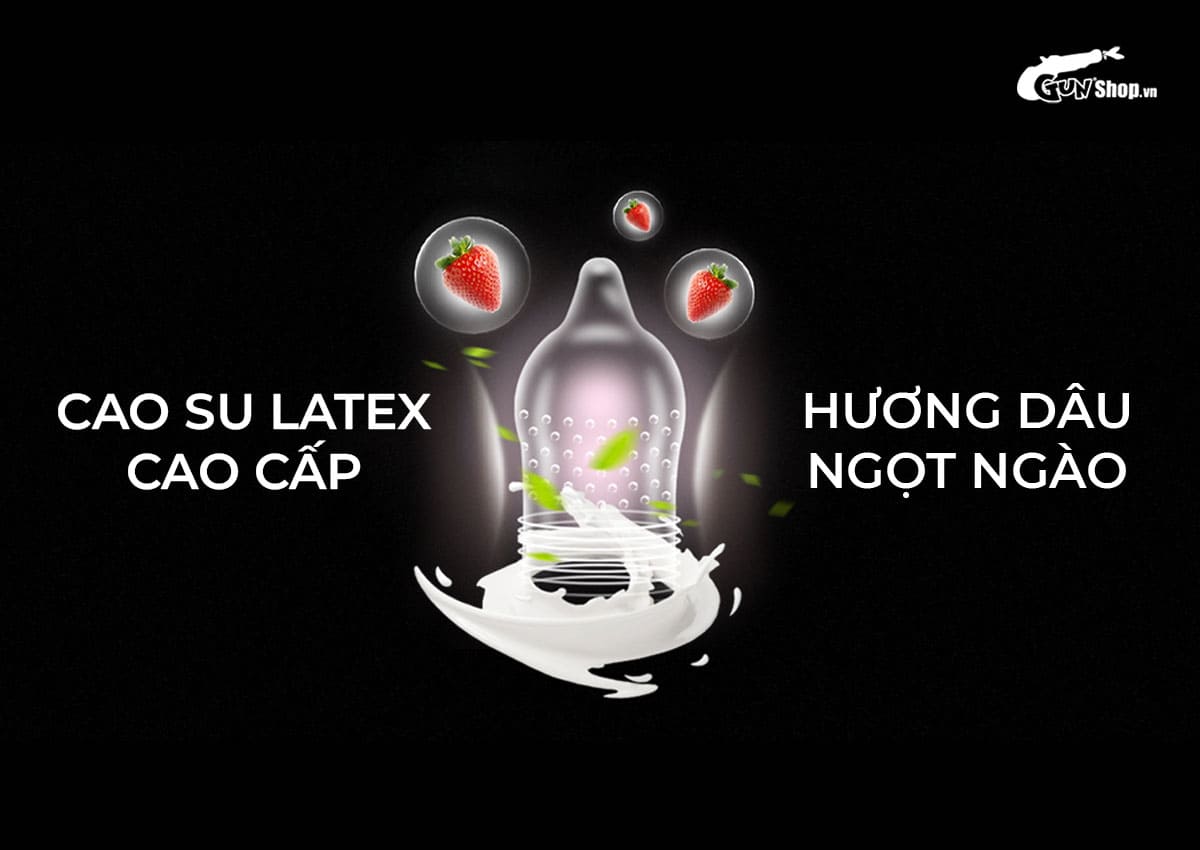 Bao cao su Shell Play Ring 6 tính năng hộp 10 cái kèm vòng kéo dài