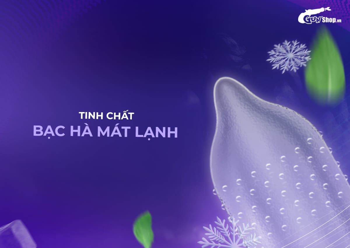 Bao cao su Shell Play Jelly 6 tính năng, hộp 10 cái tặng vòng kéo dài