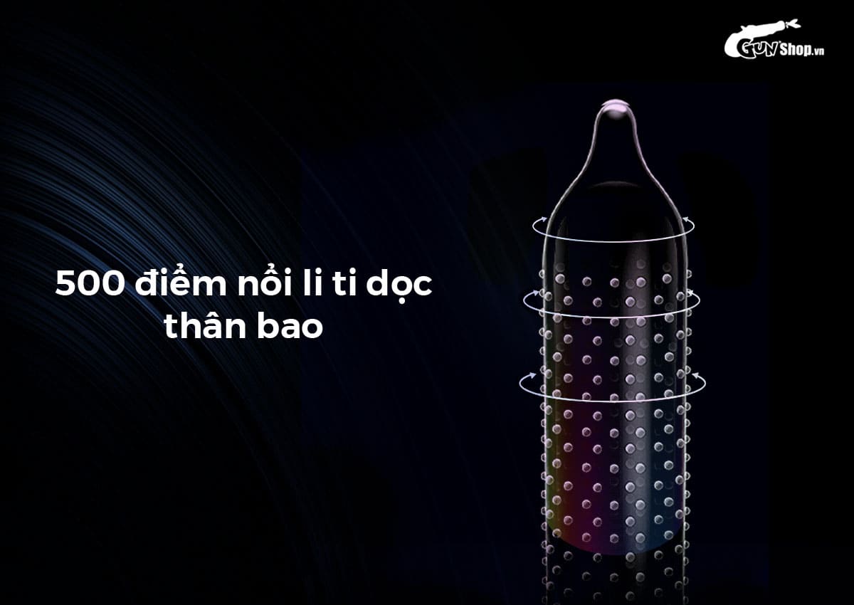 Bao cao su Shell Play Cocks 6 tính năng mỏng kéo dài hương dâu 10 cái