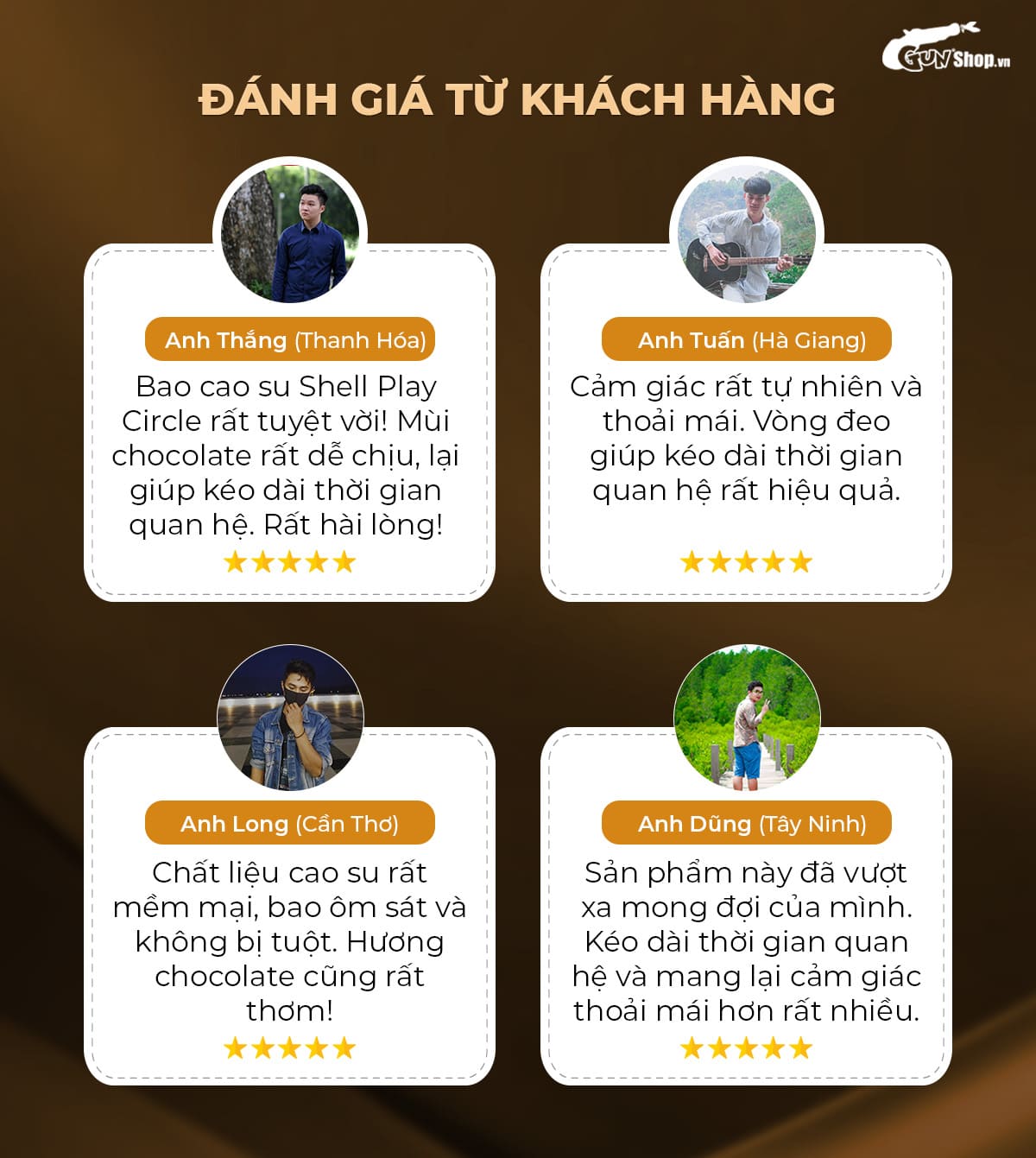 Bao cao su Shell Play Circle gân nổi 500 điểm kích thích hộp 10 cái