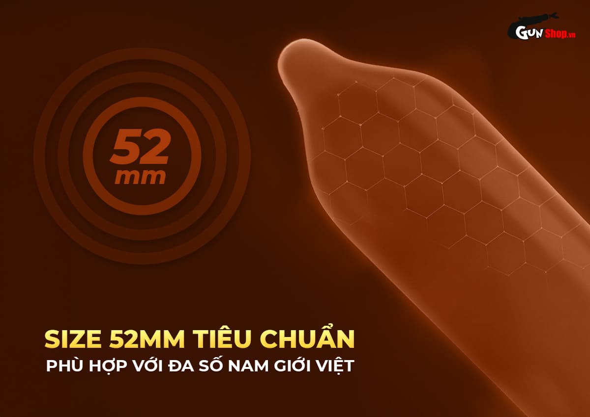 Bao cao su Shell Perky Prolong siêu mỏng kéo dài hương cà phê hộp 3 cái
