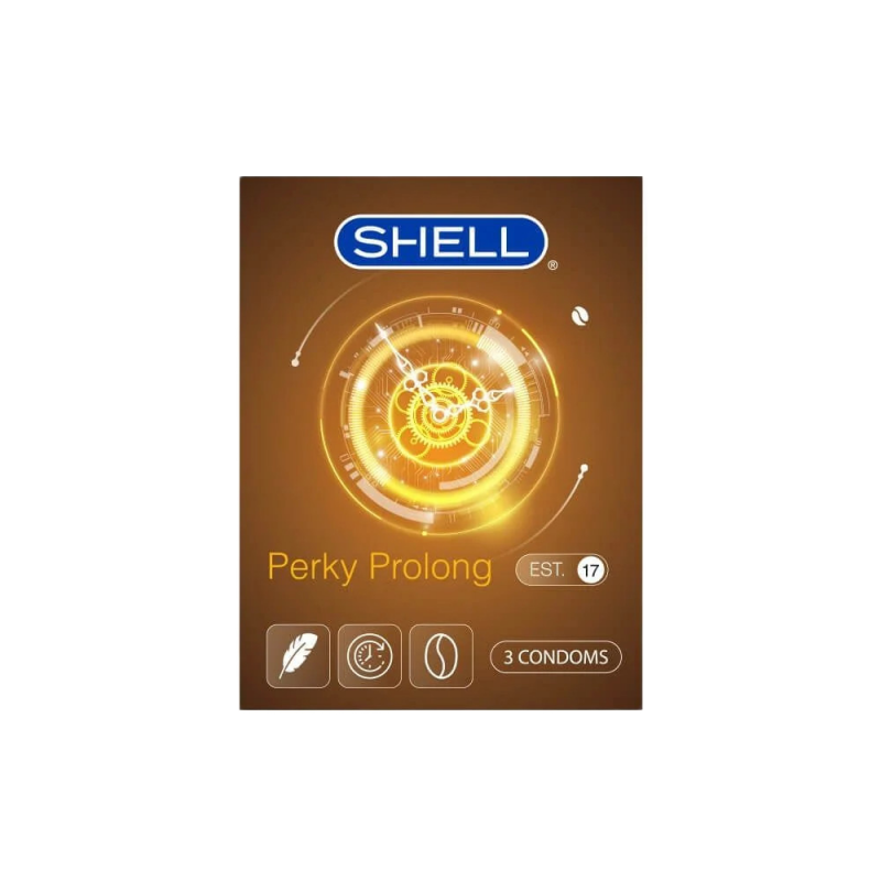  Mua Bao cao su Shell Perky Prolong - Siêu mỏng kéo dài thời gian hương cà phê - Hộp 3 cái  loại tốt 