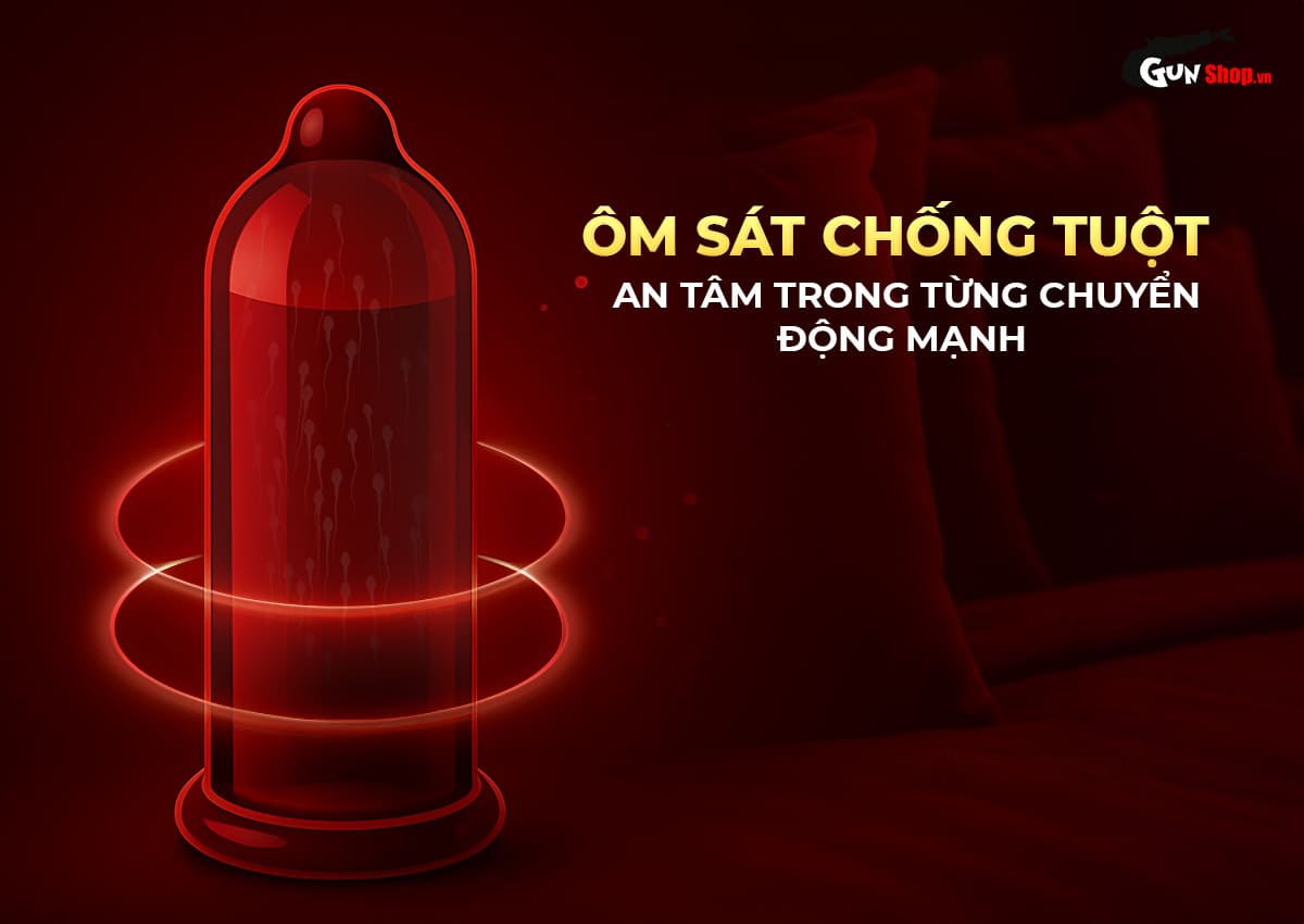 Bao cao su Shell Performax 6 in 1 hộp 10 cái kéo dài thời gian