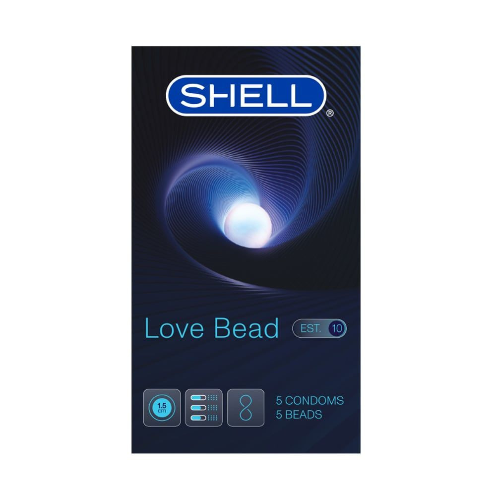 Bao cao su Shell Love Bead gân nổi tăng thời gian 1.5cm 