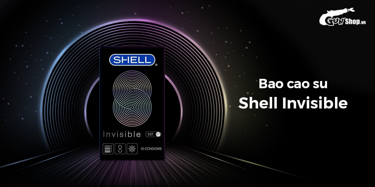  Nơi bán Bao cao su Shell Invisible - Siêu mỏng chống tuột kéo dài thời gian - Hộp 10 cái có tốt không?