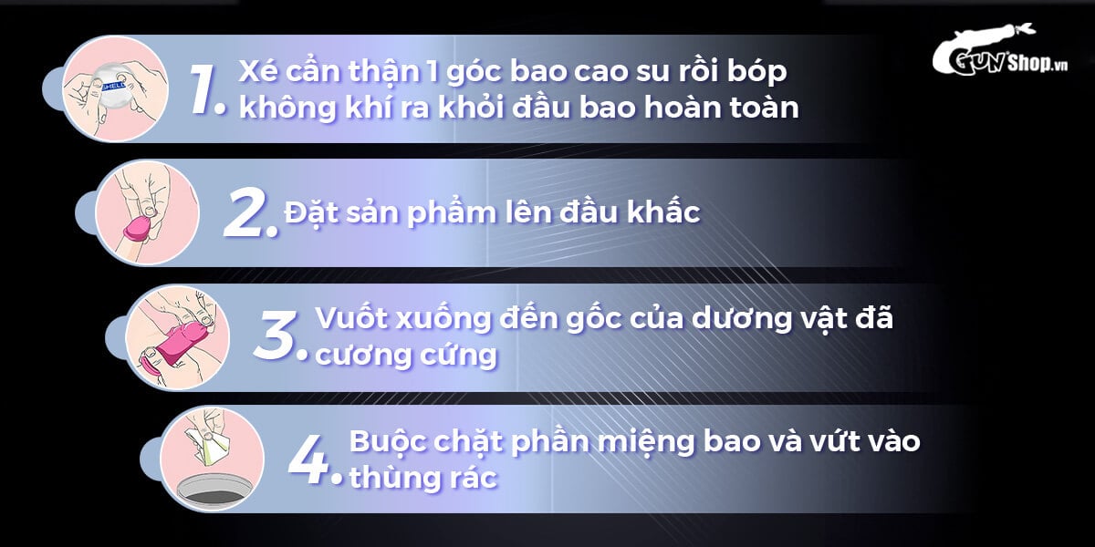  Nơi bán Bao cao su Shell Invisible - Siêu mỏng chống tuột kéo dài thời gian - Hộp 10 cái có tốt không?