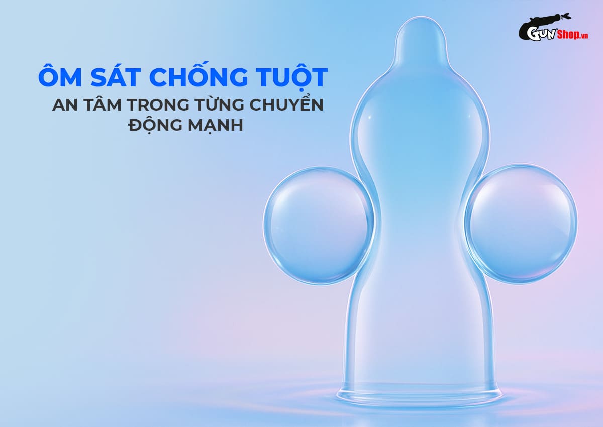  Bán Bao cao su Shell Intense - Siêu mỏng 0.04mm - Hộp 10 cái cao cấp