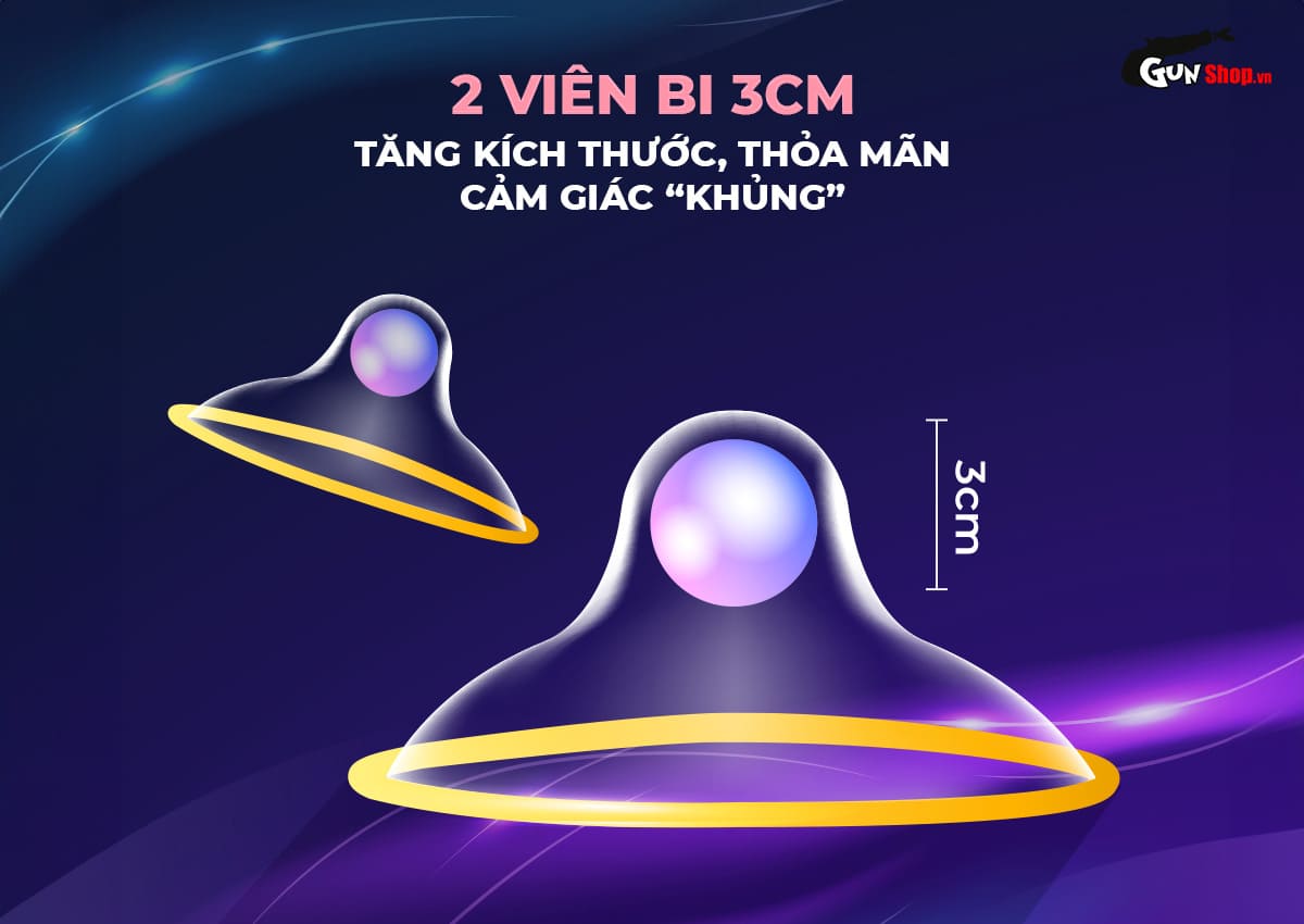 Bán Bao cao su Shell Giant Entering - Gân nổi bi tăng 3cm - Hộp 10 cái chính hãng Bán Bao cao su Shell Giant Entering - Gân nổi bi tăng 3cm - Hộp 10 cái chính hãng