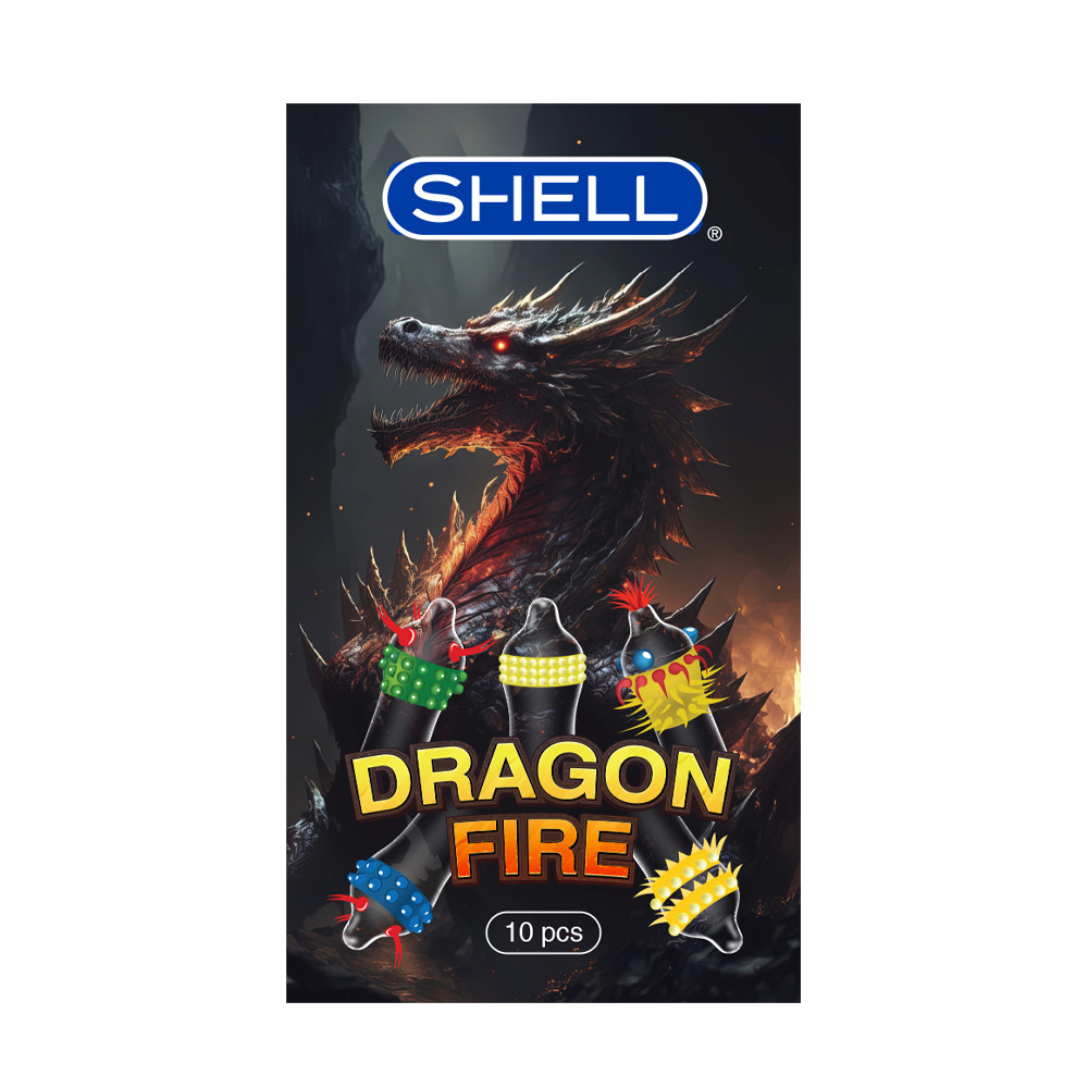 Bao cao su Shell Dragon Fire gai bi nổi tăng cảm giác mạnh 