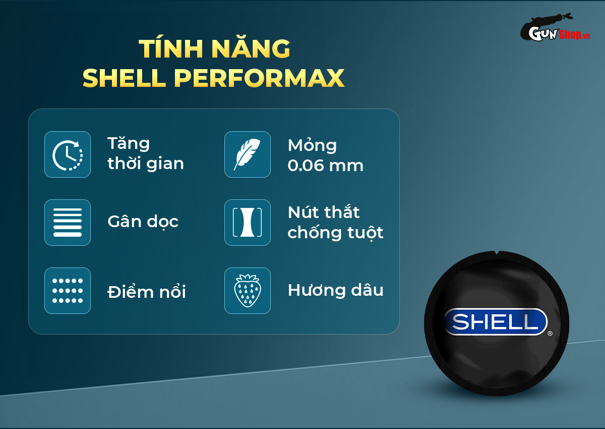 Đại lý Bao cao su Shell Dino Trice - Hộp 1 bao gai 2 vòng bi + 1 bao Shell Performax có tốt không? Đại lý Bao cao su Shell Dino Trice - Hộp 1 bao gai 2 vòng bi + 1 bao Shell Performax có tốt không?