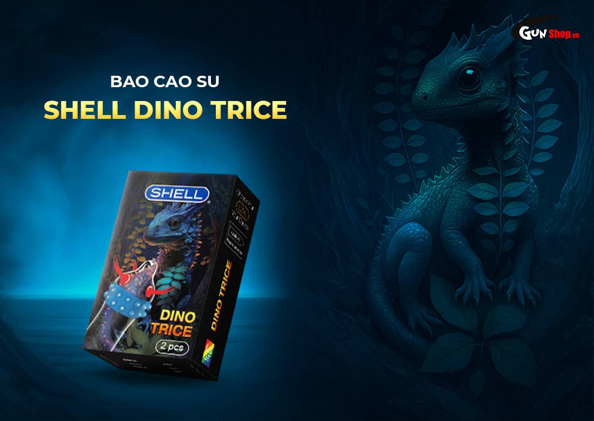 Đại lý Bao cao su Shell Dino Trice - Hộp 1 bao gai 2 vòng bi + 1 bao Shell Performax có tốt không? Đại lý Bao cao su Shell Dino Trice - Hộp 1 bao gai 2 vòng bi + 1 bao Shell Performax có tốt không?