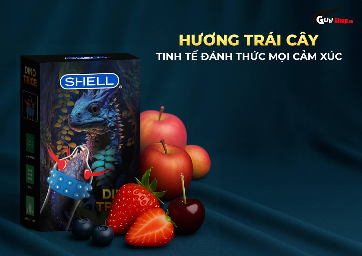 Đại lý Bao cao su Shell Dino Trice - Hộp 1 bao gai 2 vòng bi + 1 bao Shell Performax có tốt không? Đại lý Bao cao su Shell Dino Trice - Hộp 1 bao gai 2 vòng bi + 1 bao Shell Performax có tốt không?