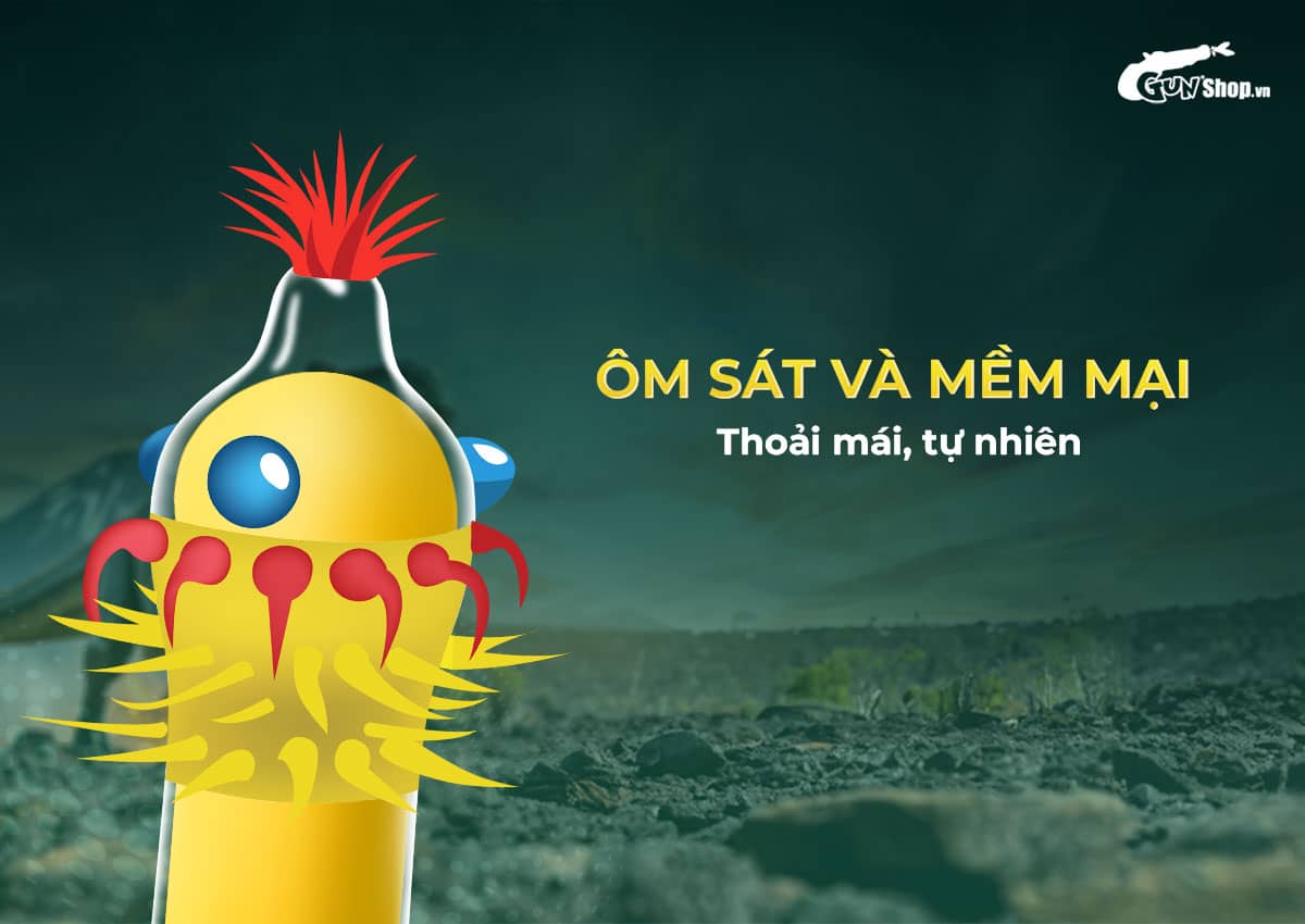 Cung cấp Bao cao su Shell Dino T-rex - Hộp 1 bao nhiều vòng gai bi nổi lớn + 1 bao Shell loại tốt Cung cấp Bao cao su Shell Dino T-rex - Hộp 1 bao nhiều vòng gai bi nổi lớn + 1 bao Shell loại tốt