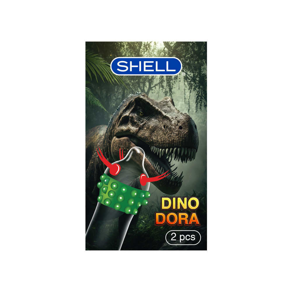 Bao cao su Shell Dino Dora gai 3 vòng bi tăng kích thích 