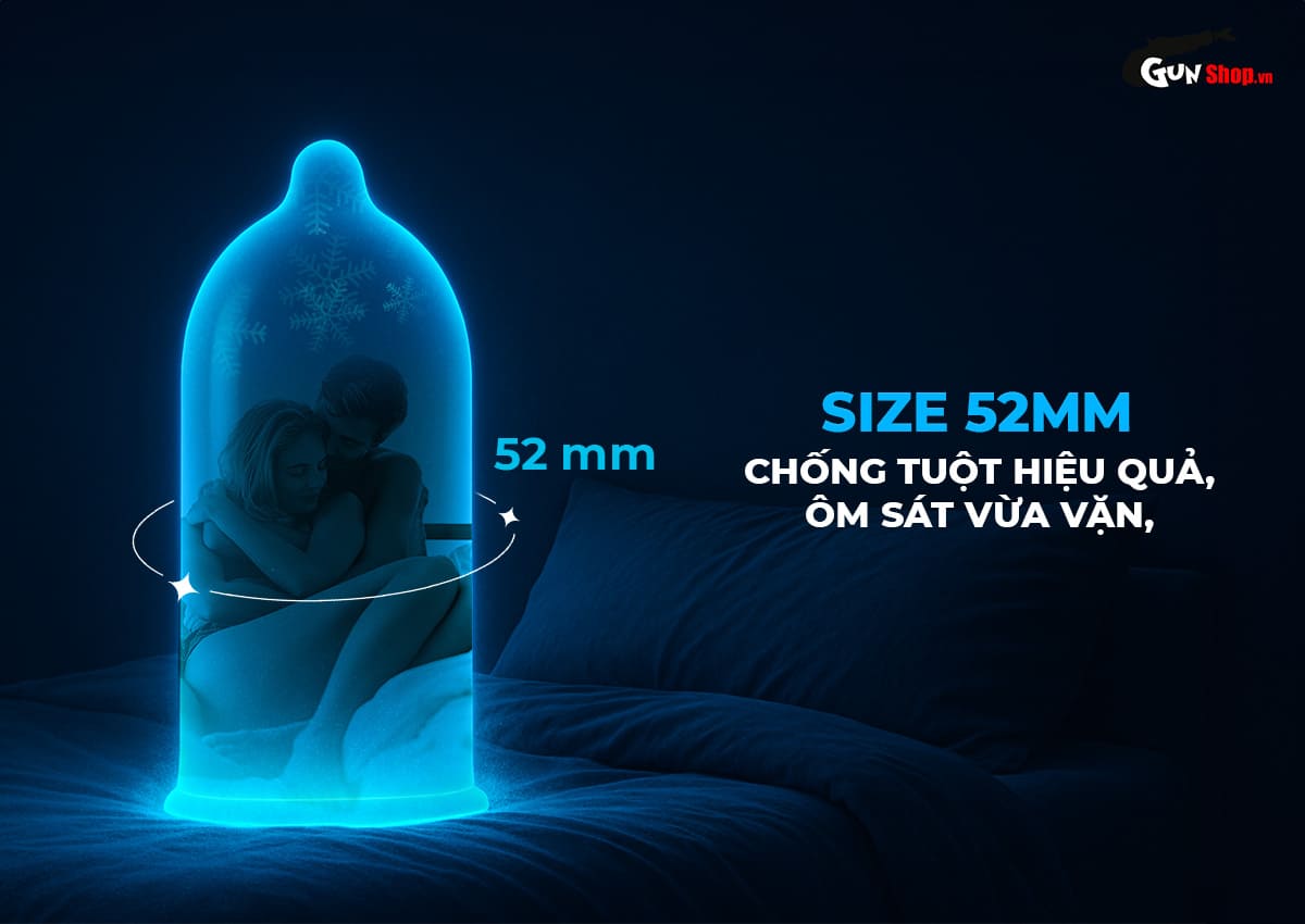  Địa chỉ bán Bao cao su Shell Cool Prolong - Siêu mỏng kéo dài thời gian bạc hà mát lạnh - Hộp 3 chính hãng