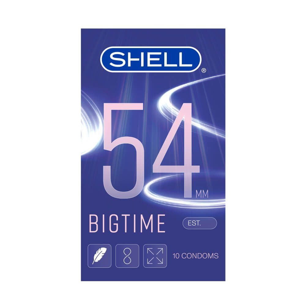 Bao cao su Shell Bigtime size lớn siêu mỏng chống tuột hộp 10 