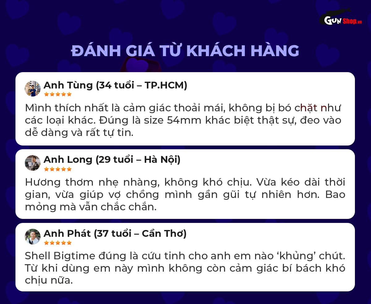 Bảng giá Bao cao su Shell Bigtime - Size 54mm siêu mỏng chống tuột kéo dài thời gian - Hộp 10 cái giá rẻ Bảng giá Bao cao su Shell Bigtime - Size 54mm siêu mỏng chống tuột kéo dài thời gian - Hộp 10 cái giá rẻ
