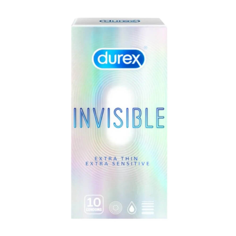  Thông tin Bao cao su Durex Invisible - Siêu mỏng mềm mịn - Hộp 10 cái  loại tốt 