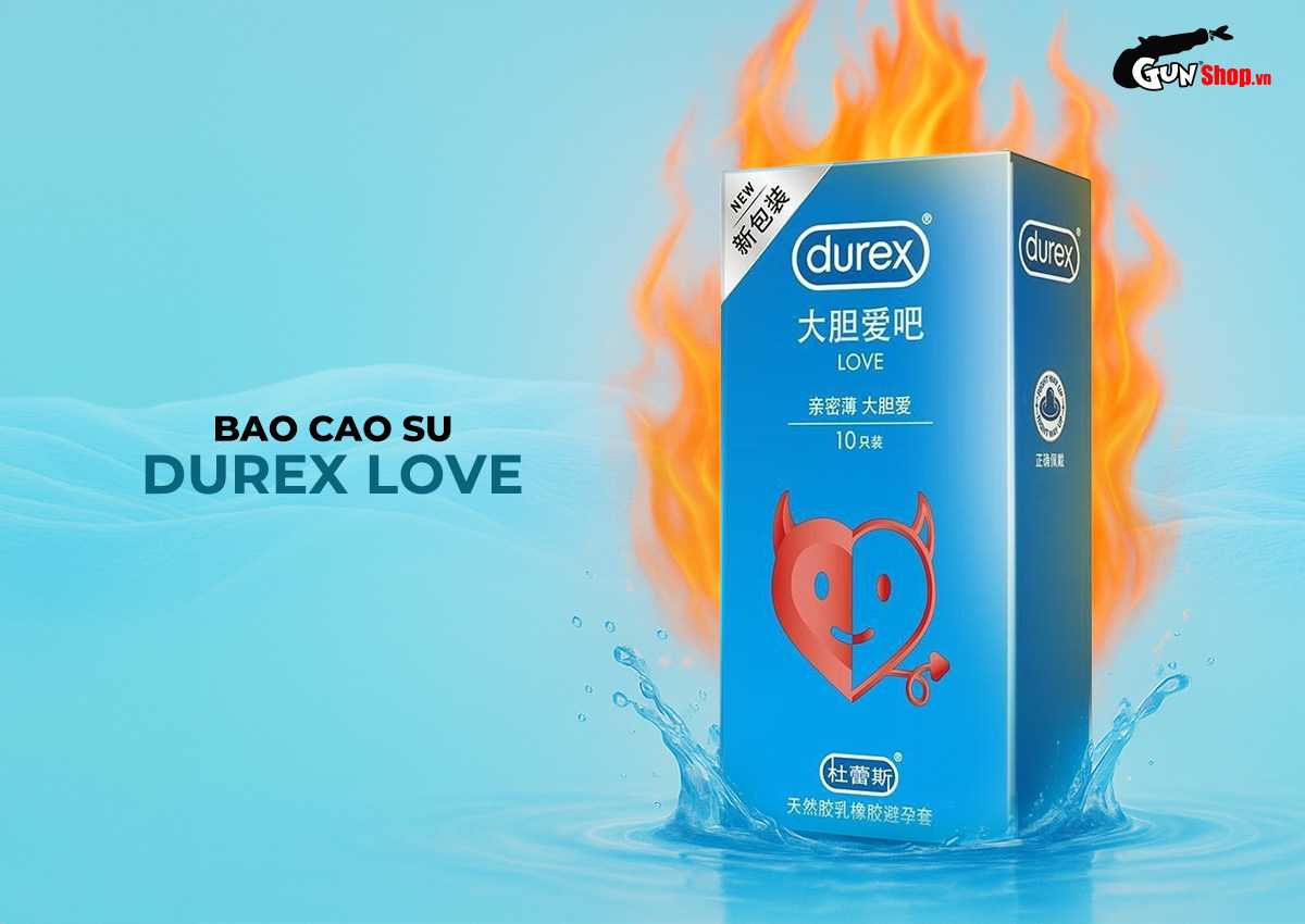 Durex Love Condoms Vanilla Scent Thin 10 Pack Safe