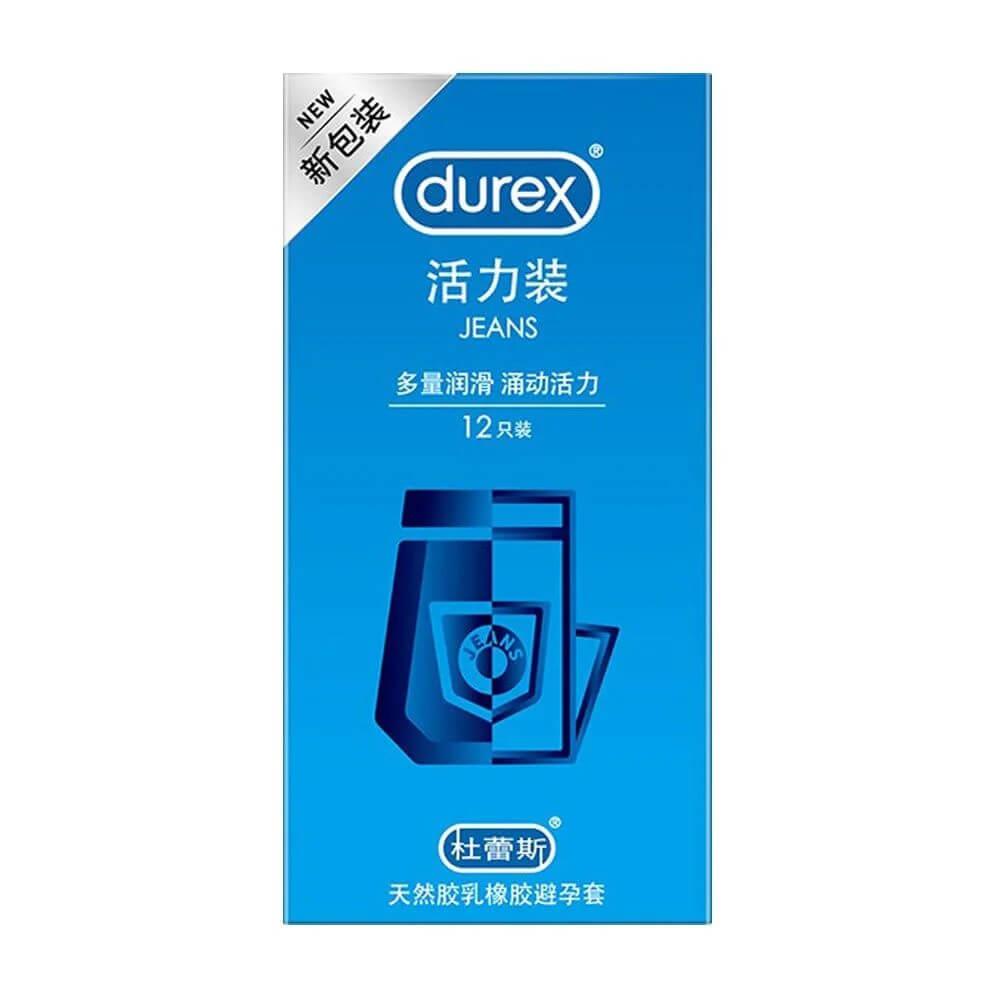 Bao cao su Durex Jeans siêu mỏng nhiều gel bôi trơn thoải mái 