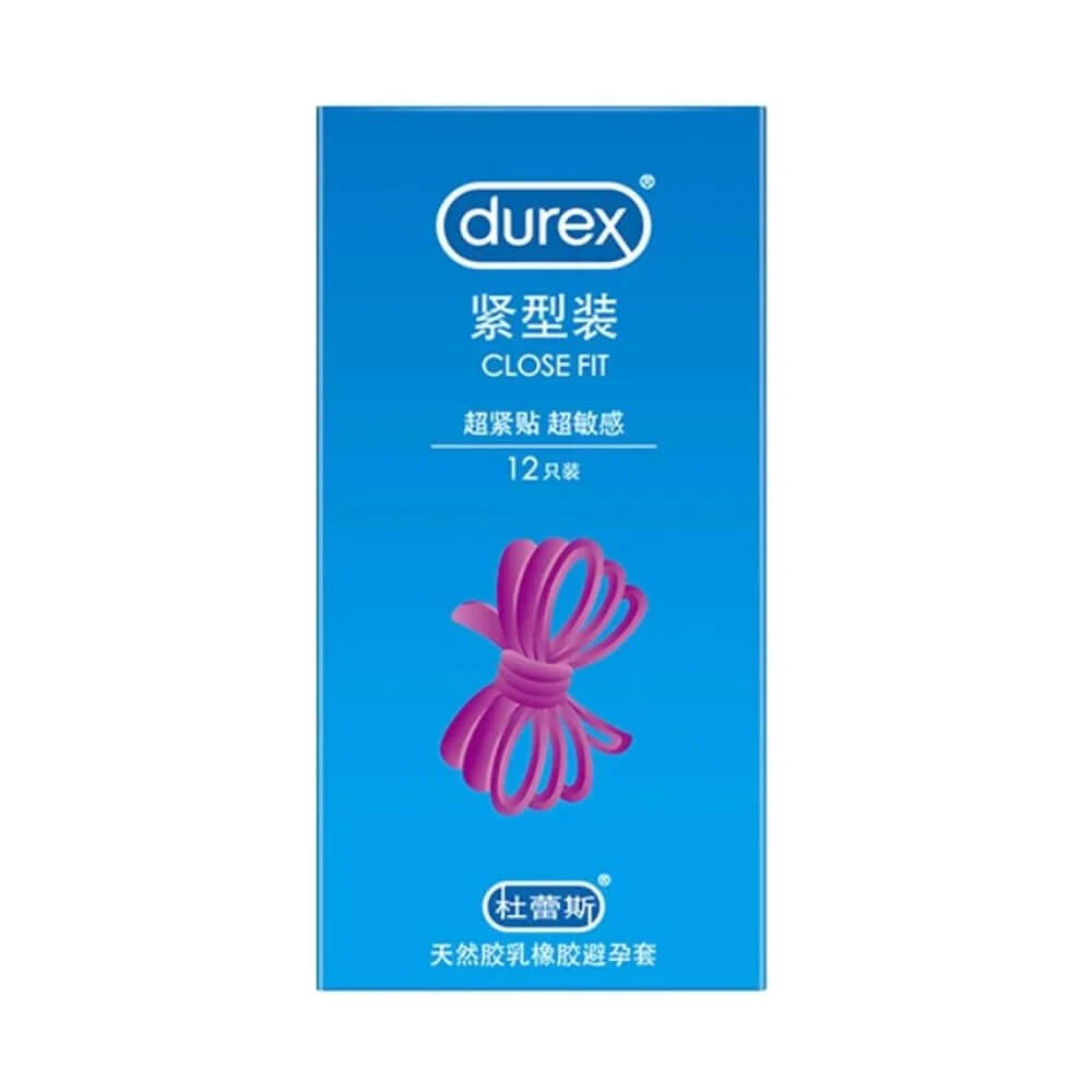 Bao cao su Durex Close Fit ôm khít 49mm cho nam chu vi nhỏ 12 cái 
