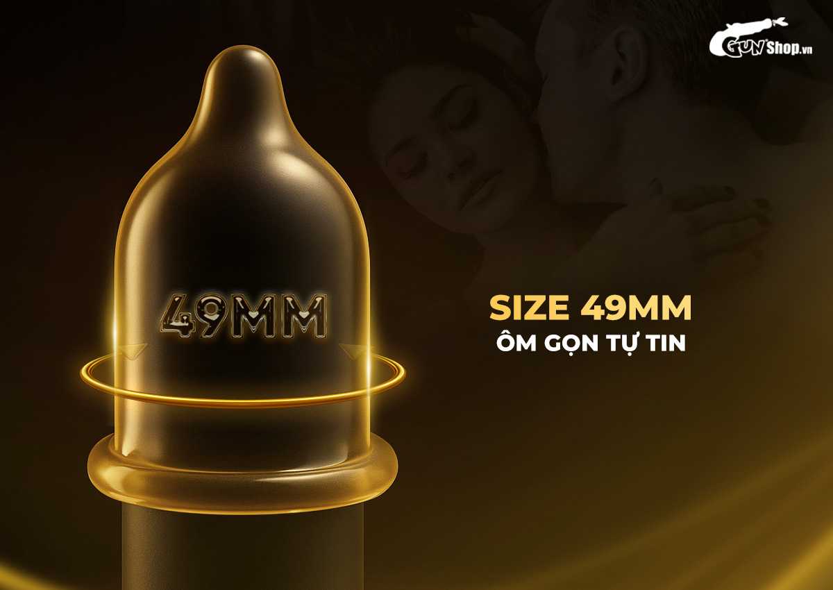  Nhập sỉ Bao cao su Durex Kingtex - Size nhỏ 49mm ôm sát - Hộp 12 cái giá rẻ